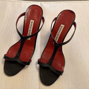 Strappy  Manolo Blahnik high heels